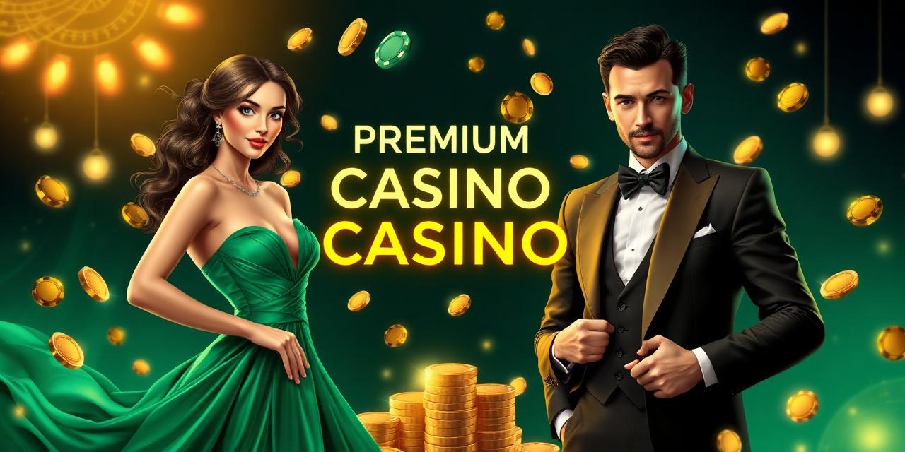 Premium casino welcome banner